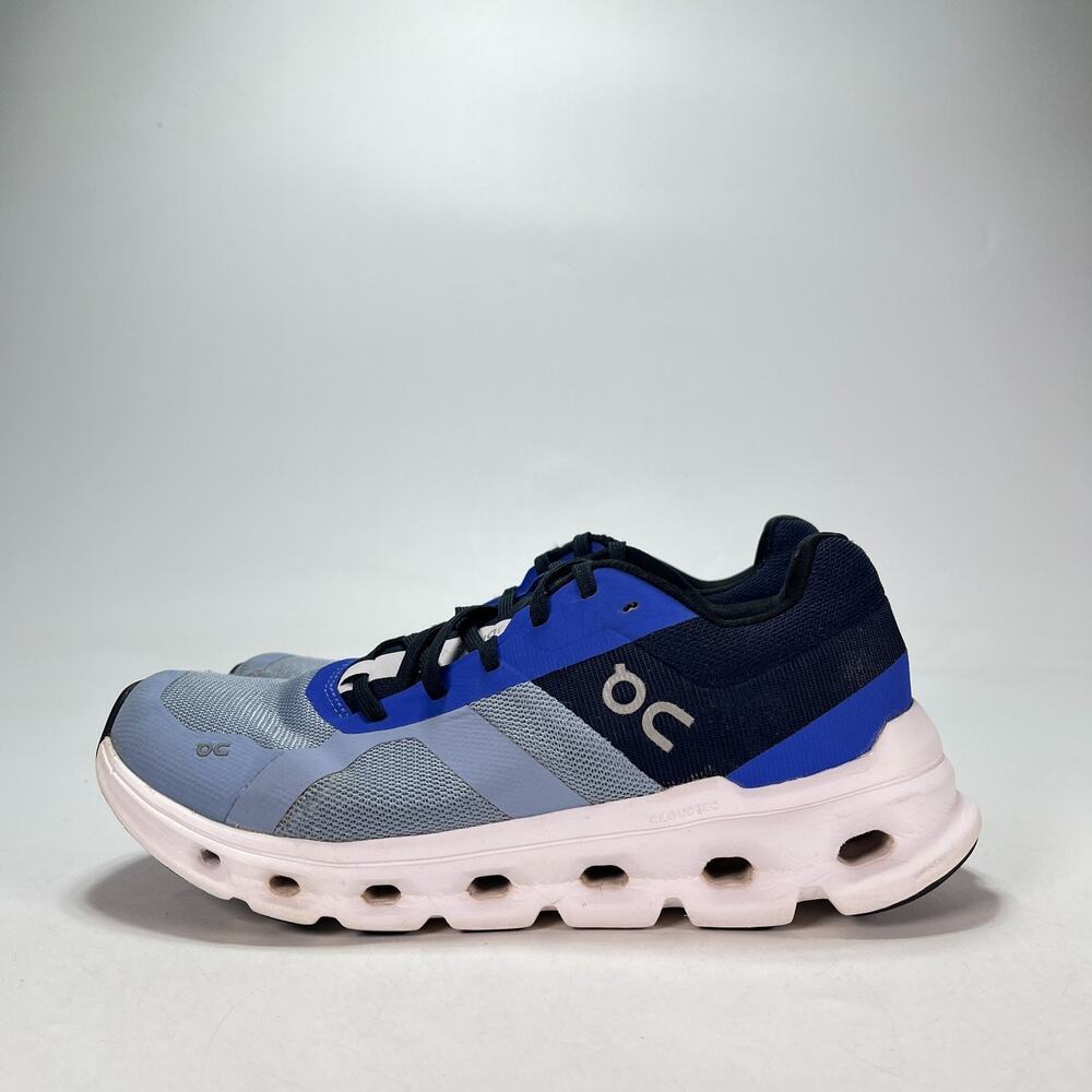 On Cloudrunner Chambray Midnight Road Running Shoes 46.99018 Women's Size 7.5 - Picture 3 of 9